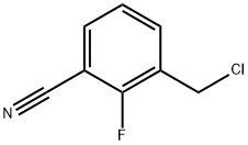 3-(氯甲基)-2-氟苄腈 结构式