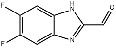 5,6-二氟-1H-苯并咪唑-2-甲醛 结构式