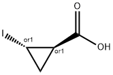 Trans-2-iodocyclopropanecarboxylic acid 结构式