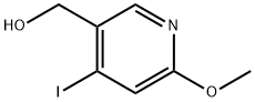 (4-iodo-6-methoxypyridin-3-yl)methanol 结构式