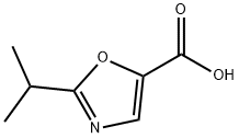 2-异丙基噁唑-5-羧酸 结构式