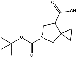 5-氮杂-螺[2.4]庚烷-5,,7-二甲酸-5-叔丁酯 结构式