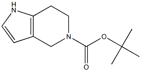 tert-Butyl 6,7-dihydro-1H-pyrrolo[3,2-c]pyridine-5(4H)-carboxylate 结构式