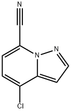 4-氯吡唑并[1,5-A]吡啶-7-甲腈 结构式