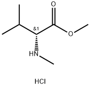 (R)-3-甲基-2-(甲基氨基)丁酸甲酯盐酸盐 结构式