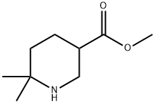 6,6-二甲基哌啶-3-甲酸甲酯 结构式