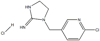 DESNITRO吡虫啉盐酸盐 结构式