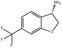 (S)-6-(三氟甲基)-2,3-二氢苯并呋喃-3-胺 结构式