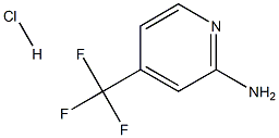 2-氨基-4-三氟甲基吡啶盐酸盐 结构式