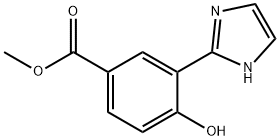 methyl 4-hydroxy-3-(1H-imidazol-2-yl)benzoate 结构式