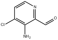 3-amino-4-chloropicolinaldehyde 结构式