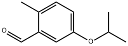 5-异丙氧基-2-甲基苯甲醛 结构式