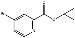 4-溴吡啶甲酸叔丁酯 结构式