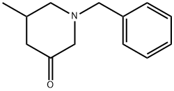 1-苄基-5-甲基-3-哌啶酮 结构式
