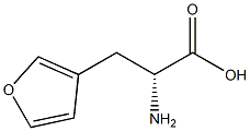 R-3-呋喃基丙氨酸 结构式