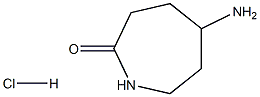 5-胺基氮杂环庚烷-2-酮盐酸盐 结构式