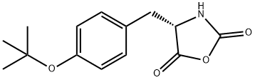 (S)-4-[4-(叔丁氧基)苄基]噁唑烷-2,5-二酮 结构式
