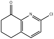 2-氯-6,7-二氢喹啉-8(5H)-酮 结构式