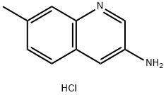 7-甲基喹啉-3-胺二盐酸盐 结构式