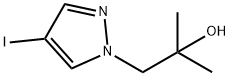 1-(4-碘-1H-吡唑-1-基)-2-甲基丙烷-2-醇 结构式