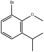 2-异丙基-6-溴苯甲醚 结构式