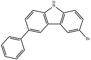 3-溴-6-苯基-9H-咔唑 结构式
