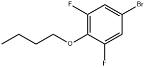 5-溴-2-丁氧基-1,3-二氟苯 结构式