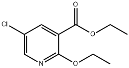 5-氯-2-乙氧基吡啶-3-羧酸乙酯 结构式