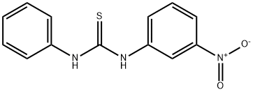 1-(3-NITROPHENYL)-3-PHENYL-2-THIOUREA 结构式