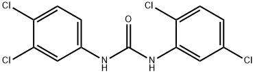 1-(2,5-DICHLOROPHENYL)-3-(3,4-DICHLOROPHENYL)UREA 结构式