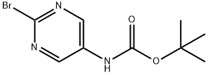 (2-溴嘧啶-5-基)氨基酸叔丁酯 结构式