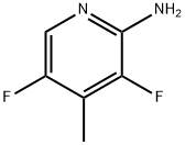 3,5-Difluoro-4-methylpyridin-2-amine 结构式