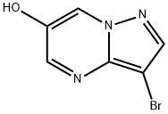 3-溴吡唑并[1,5-A]嘧啶-6-醇 结构式