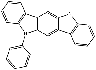 5-苯基-5,11-二氢吲哚并[3,2-B]咔唑 结构式