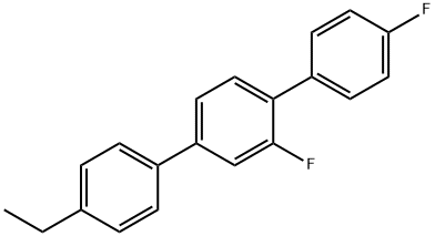 4''-乙基-2',4-二氟-1,1':4',1''-三联苯 结构式