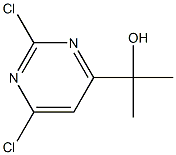 2-(2,6-二氯嘧啶-4-基)丙-2-醇 结构式