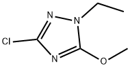 3-氯-1-乙基-5-甲氧基-1H-1,2,4-三唑 结构式