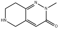 2-甲基-5,6,7,8-四氢吡啶并[4,3-C]哒嗪-3(2H)-酮 结构式