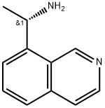 (S)-1-(异喹啉-8-基)乙烷-1-胺 结构式