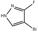 4-溴-3-氟-1H-吡唑 结构式
