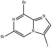 6,8-Dibromo-3-iodo-imidazo[1,2-a]pyrazine 结构式