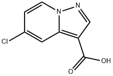 5-氯吡唑并[1,5-A]吡啶-3-羧酸 结构式