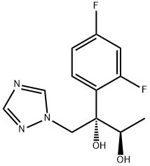 (2S,3R)-2-(2,4-二氟苯基)-1-(1H-1,2,4-三唑-1-基)-2,3-丁二醇 结构式