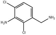 3-(氨基甲基)-2,6-二氯苯胺 结构式