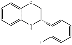 3-(2-Fluorophenyl)-3,4-dihydro-2H-benzo[b][1,4]oxazine 结构式