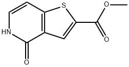 4-Oxo-4,5-dihydro-thieno[3,2-c]pyridine-2-carboxylic acid methyl ester 结构式