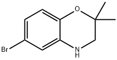 6-溴-2,2-二甲基-3,4-二氢-2H-苯并[B][1,4]恶嗪 结构式