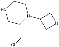 1-(氧杂环丁烷-3-基)哌嗪 盐酸盐 结构式