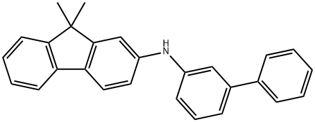 N-[1,1'-联苯-3-基]-9,9-二甲基-9H-芴-2-胺 结构式