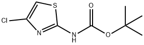 (4-氯-噻唑)-2-甲酰氨叔丁基酯 结构式